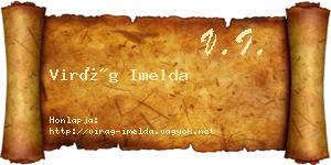 Virág Imelda névjegykártya