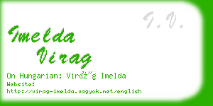 imelda virag business card